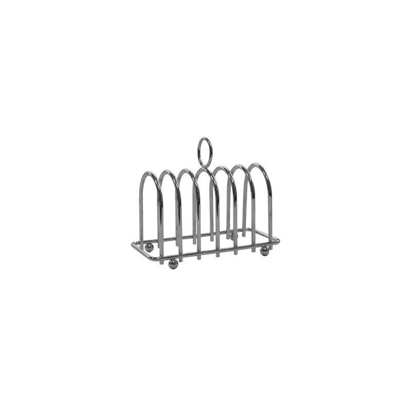 Genware Chrome Horseshoe Toast Rack | Stainless Steel Toast Rack,