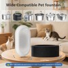 Cat Water Fountain Filters for 108/3.2L& 67oz/2L Stainless Steel Pet