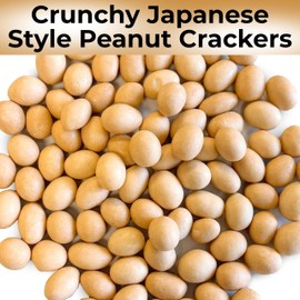 Anna and Sarah 48 Oz Japanese Coated Orijinal Peanut Crackers, Natural Snacks, Kosher, Packed in a Resealable Bag, 3Lbs