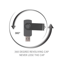 SIMAIOU 2PCS Metal Swivel 32GB Memory Stick Colorful USB3.0 Flash Drives Thumb Drives Memory Stick 3 Years Warranty (Black Blue (2 Pack, 32GB(USB3.0))