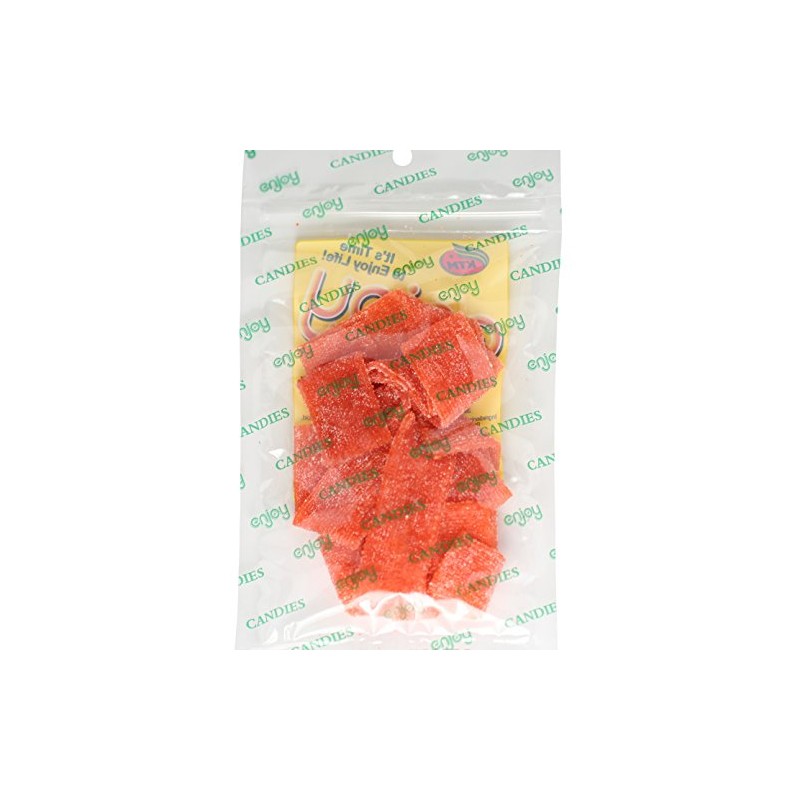 Enjoy Li Hing Strawberry Sour Belts (2.5 ounce)