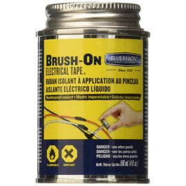 Blue Magic BOT55TRI Brush Electrical Tape (12/4Oz), Black