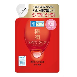 Hada Labo Gokujyun Medicated Firming Lotion Refill, Quasi-Drug, Fragrance-free, 4.9 fl oz (140 ml)