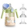 Qshare 3 in 1 Sippy Cup for Baby, Toddler Drinks