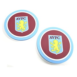 Forever Collectibles UK Limited Aston Villa Two Pack Coaster Set,Blue