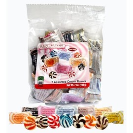 Scripture Candy, Assorted Cream Flavor Hard Candy, 30 Pieces