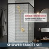 Aolemi Shower Faucet Set Rain Shower Head System Shower Trim