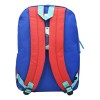 Lluvia Mochila Con Compartimiento Para Laptop Lisa Rojo Con Azul