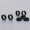 ONLYKXY 200 Pieces Silicone Cable Ties, Data Lines Silicone Cord