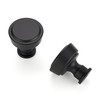 Ravinte 20 Pack Matte Black Kitchen Cabinet Knobs Single Hole