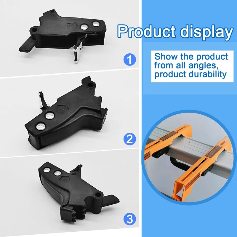 2 PCS Clips with Miter Saw Mounting Brackets Compatible with