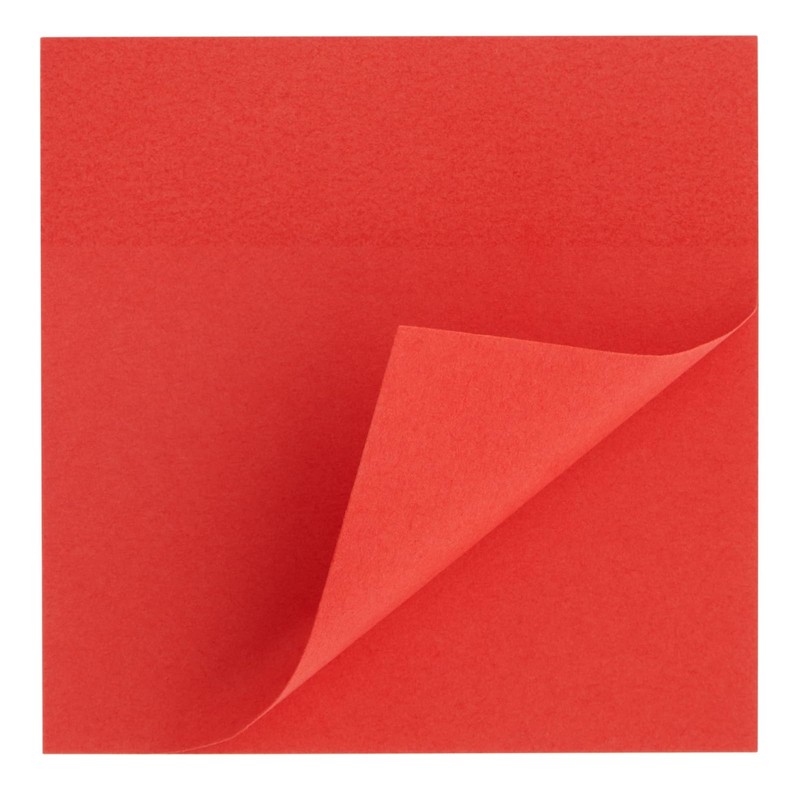 Juvale 8 Pack Bright Red Sticky Notes 3x3 Inch Self-Stick
