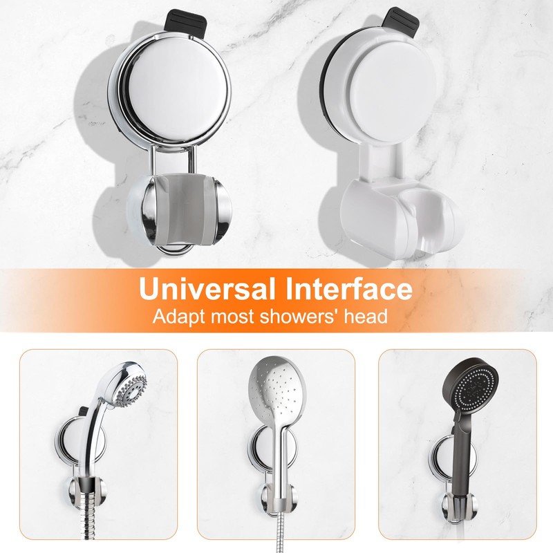 uxcell Shower Head Holder, Suction Cup Shower Head Holder, Handheld