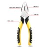 ZeroNine Professional Pliers Tool Set, 6" Linesman, Long Nose &