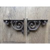 Pair of small victorian Style Cast Iron Shelf Brackets