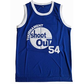 Mens Tournament Shoot Out #54 Watson Basketball Jersey (Blue, X-Large)