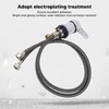 31.5in Shampoo Bowl Faucet 47.2in Hose High Pressure Sprayer M