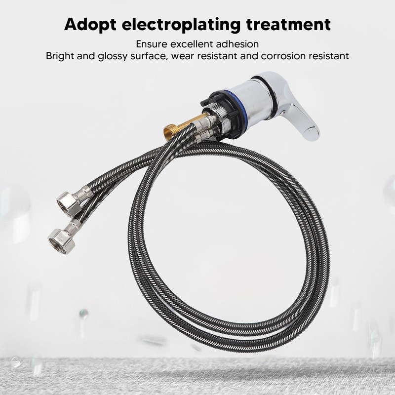 31.5in Shampoo Bowl Faucet 47.2in Hose High Pressure Sprayer M