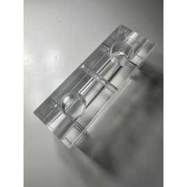 Generic 3/4” Clear Softwashing Manifold 2 Port