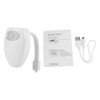 Rechargeable Toilet LED Motion Induction Bathroom Night Light Sensor with