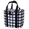 Hanna Hula TNS-WC-GBK Thermal Insulated Bag, Gingham Black, Approx. Width