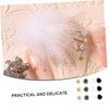 Baluue 12 Pack Plush Nail Art Detachable Magnetic Base for