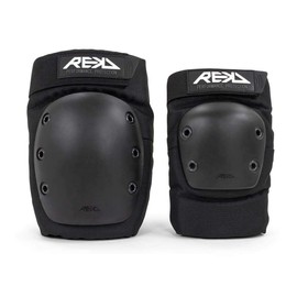Rekd Ramp Double Pad Set Protection Set, Adult, Unisex, Black (Black), M