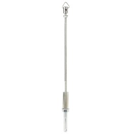 Banjo Pole Upright Silver Adjustable Portable Stand Musical Instrument Accessories 350mm