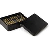 Gentlemen's Hardware GEN580 Double Six Dominoes Dominoes, Black, One Size