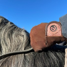 eGlove - eQUEST GripPro X-LITE Horse Riding Gloves - Lightweight, Breathable, Grippy Non-Slip Material - Comfort Mesh Back - Touchscreen Gloves (BROWN - ROSE GOLD GLITTER CUFF, S)