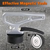 Magnetic Pickup Tool, Stainless Steel Lifting Magnet Sweeper, for Welding,