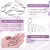 Swpeet 110Pcs 304 Stainless Steel Cotter Pin Hair Pin Hitch