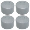 SKIR'CO Fence Post Caps Round 51 mm Grey Plastic Caps