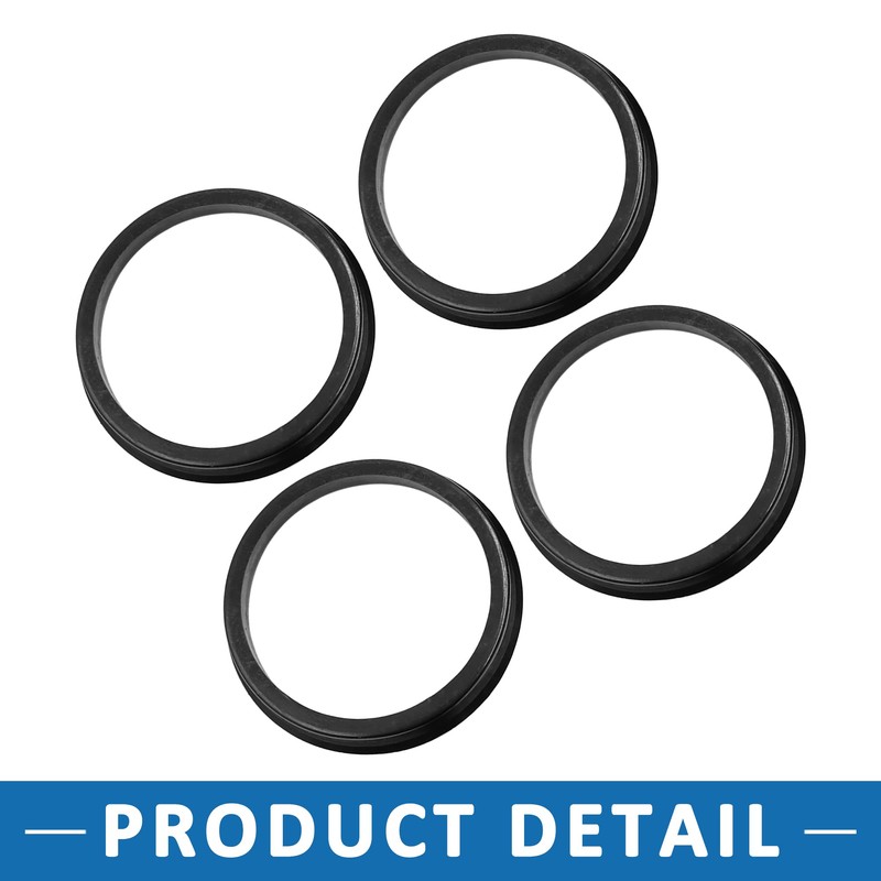 A ABSOPRO Hub Centric Rings 73.1 to 64.1mm Plastic Black