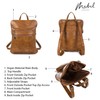 Mabel Unisex Backpack Tote Bag - Vegan Leather - In