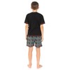 ThePyjamaFactory Boys Short Gamer Pyjamas 9 to 15 Years Black