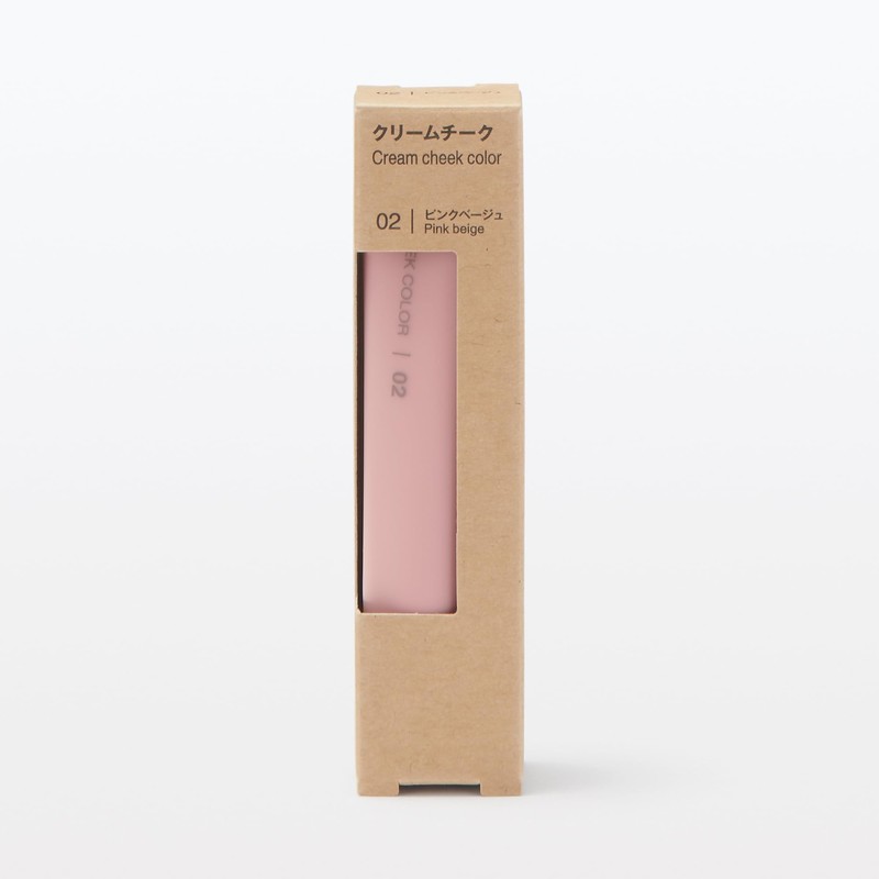 MUJI OAP89A4S Cream Cheek Pink Beige 10 g