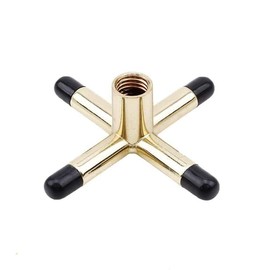 VANLAN Billiards Pool Cue Stick Brass Bridge Head, Billiards Pool Cue Accessory Pool Holder (X Brass Bridge Head)