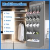 LTBLumos Water Bottle Organizer,Over The Door Organizer with 16 Pockets,Various