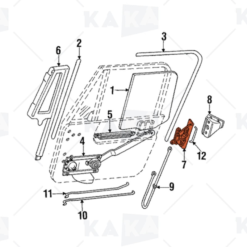 Unbranded Front Left Driver Side 1/2 Door Lock Latch fit