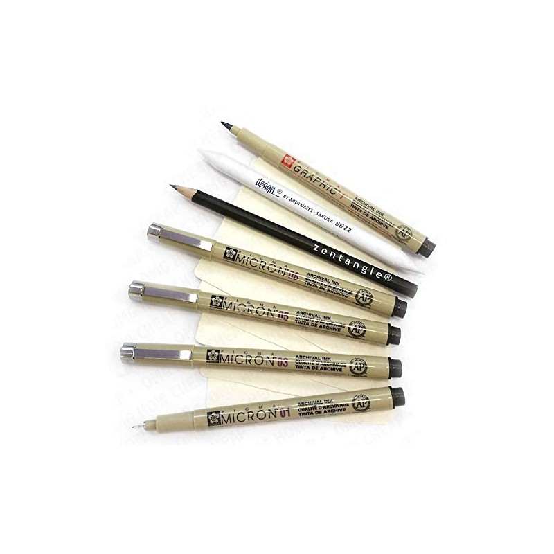 Sakura Zentangle - 12 Piece Art Therapy Tool Set in