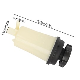 HAFRILY Power Steering Reservoir 140238 Power Steering Fluid Expansion Tank Bottle with Cap Compatible with Ford Focus Mk2 Focus C-Max 2003-2012 Spare Parts 1358217