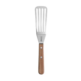 triangle 32 532 12 00 Palette Classic Wood Cherry Wood Angled Slotted 12 cm Made in Solingen / Germany Professional Quality Spatula with Wooden Handle