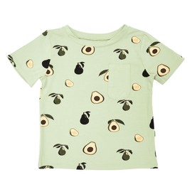 KYTE BABY Unisex Rayon Made from Bamboo Toddler Tee, (12-18 Months, Avocado)