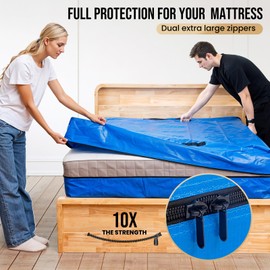 TAILI TWIN Mattress Bags for Moving and Storage, Heavy Duty Moving Supplies Mattress Cover with Reinforced Handles, Storage Cover Essentials Packing Protector