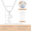Silver Plated Initial Necklaces for Women - Silver Letter Necklaces