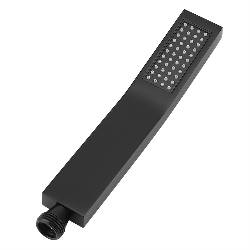 Matte Black Brass Chromeplated Handheld Shower Head Bathroom Sprayer Handshower