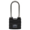 BURG-WÄCHTER Padlock with 2 Keys 6.3mm Shackle Thickness Marine Waterproof