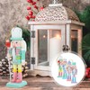 Sewroro Hanging Nutcracker Wooden Nutcracker Soldier Figures Christmas Nutcracker Dolls