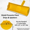 10 Inch Ceiling Paint Roller with Shield - No Drip